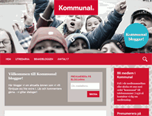 Tablet Screenshot of blogg.kommunal.se